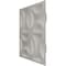 Ekena Millwork 19 5/8in. W x 19 5/8in. H York EnduraWall Decorative 3D Wall Panel Covers 2.67 Sq. Ft. WP20X20YOGBW - alternate 6